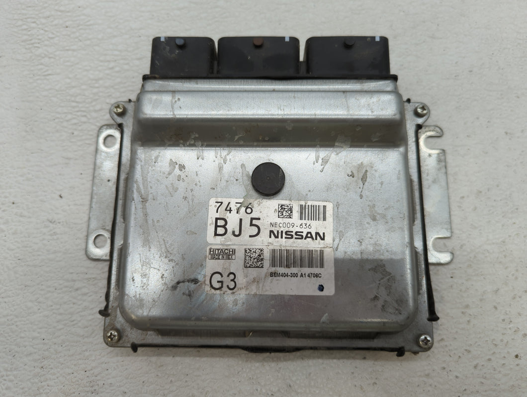 2013-2015 Nissan Sentra PCM Engine Control Computer ECU ECM PCU OEM P/N:BEM404-300 BEM404-300 A1 4706C Fits Fits 2013 2014 2015 OEM Used Auto Parts