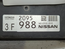 2020-2022 Nissan Versa PCM Engine Control Computer ECU ECM PCU OEM P/N:2095900 3F 3F 2095900 Fits Fits 2020 2021 2022 OEM Used Auto Parts