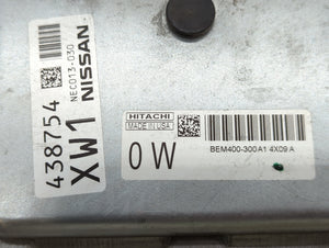 2015 Nissan Altima PCM Engine Control Computer ECU ECM PCU OEM P/N:43754XW1 Fits Fits 2013 2014 OEM Used Auto Parts