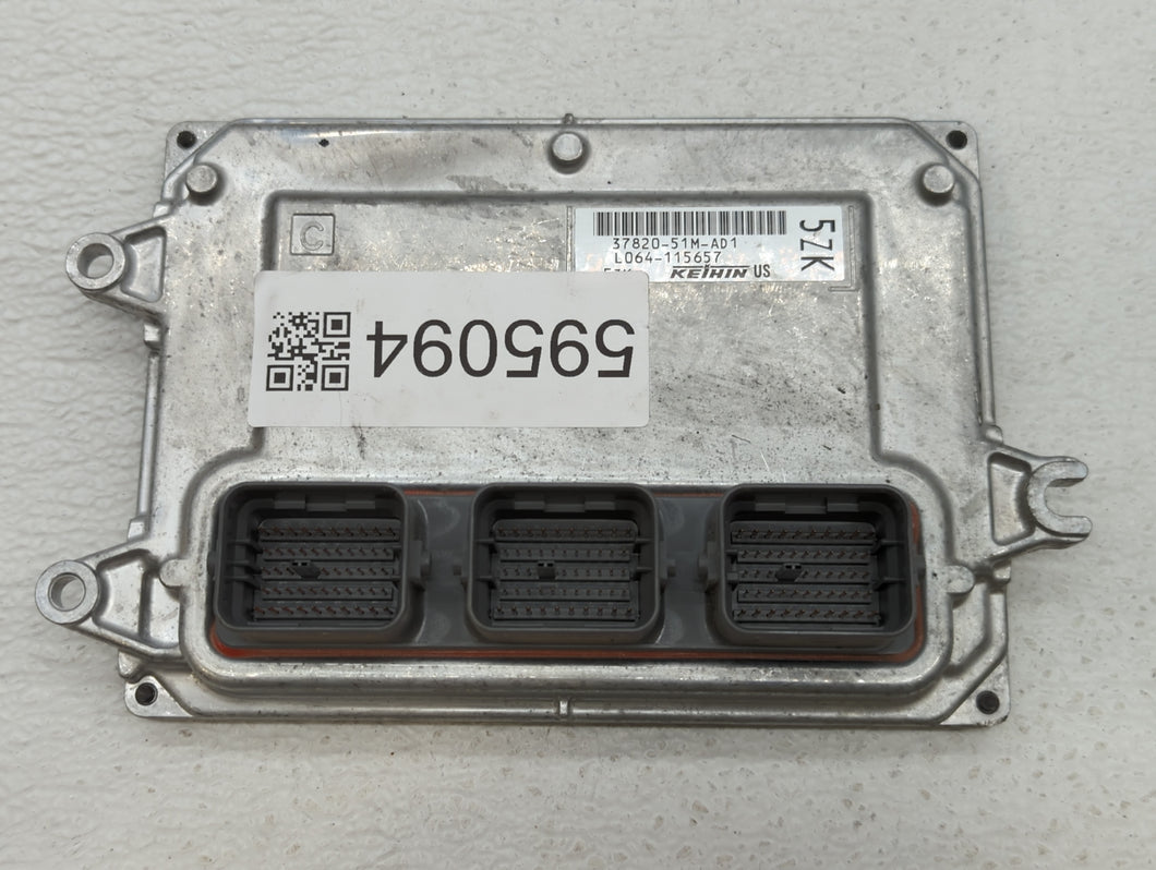 2021-2022 Honda Hr-V PCM Engine Control Computer ECU ECM PCU OEM P/N:37820-51M-AD 1 Fits Fits 2021 2022 OEM Used Auto Parts