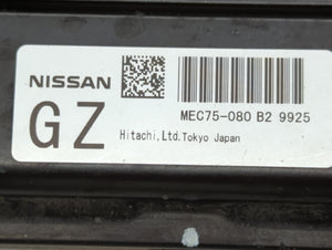 2010 Nissan Titan PCM Engine Computer ECU ECM PCU OEM P/N:MEC75-080 B2 Fits OEM Used Auto Parts