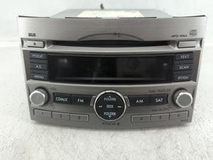 2010-2012 Subaru Legacy Radio AM FM Cd Player Receiver Replacement P/N:86201AJ64A Fits 2010 2011 2012 OEM Used Auto Parts