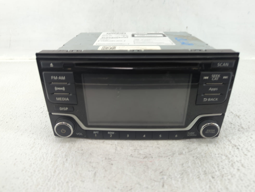 2015-2017 Nissan Sentra Radio AM FM Cd Player Receiver Replacement P/N:28185 9MB0A Fits 2015 2016 2017 2018 OEM Used Auto Parts