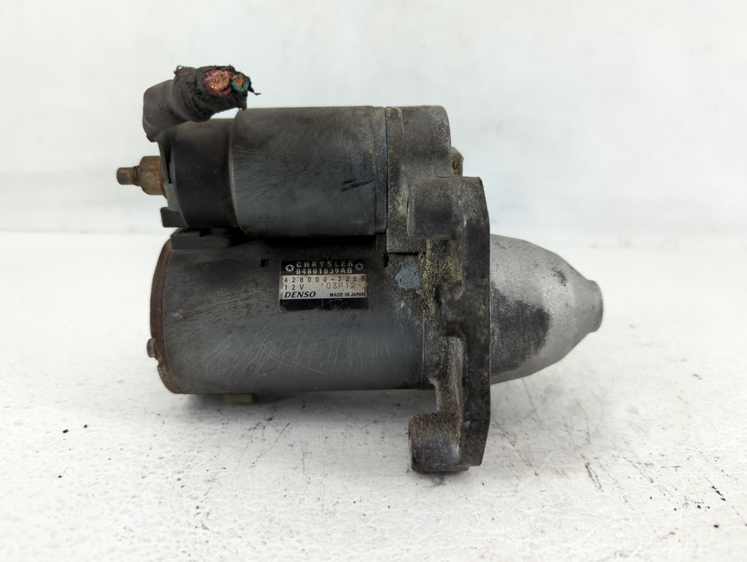 2011-2014 Chrysler 200 Car Starter Motor Solenoid OEM P/N:428000-7200 04801839AB Fits 2011 2012 2013 2014 OEM Used Auto Parts