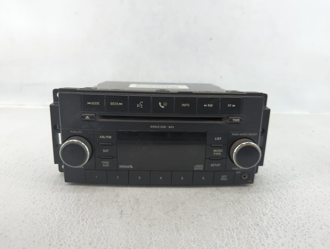 2009-2010 Dodge Ram 1500 Radio AM FM Cd Player Receiver Replacement P/N:P68021163AD Fits 2008 2009 2010 2011 OEM Used Auto Parts