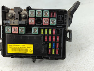 2016-2017 Kia Rio Fusebox Fuse Box Panel Relay Module P/N:912781W080 Fits 2016 2017 OEM Used Auto Parts