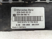 2003 Mercedes-Benz C230 Fusebox Fuse Box Panel Relay Module P/N:209 545 00 01 Fits OEM Used Auto Parts