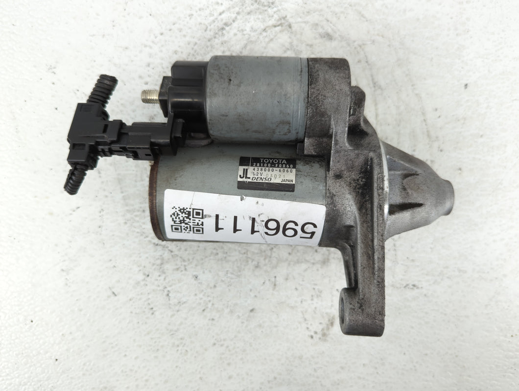 2009-2016 Toyota Corolla Car Starter Motor Solenoid OEM P/N:438000-6060 28100-F0060 Fits 2009 2010 2011 2012 2013 2014 2015 2016 OEM Used Auto Parts