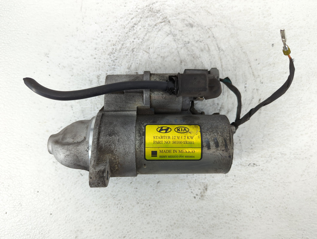 2014-2020 Hyundai Elantra Car Starter Motor Solenoid OEM P/N:36100-2E551 Fits 2014 2015 2016 2017 2018 2019 2020 OEM Used Auto Parts