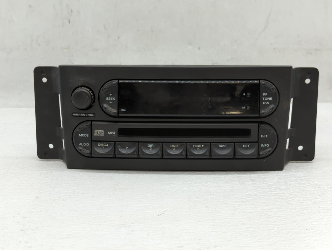 2004-2008 Chrysler Pacifica Radio AM FM Cd Player Receiver Replacement P/N:P05094564AE Fits 2004 2005 2006 2007 2008 OEM Used Auto Parts
