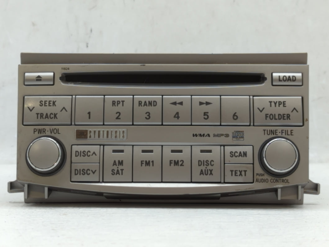 2008-2010 Toyota Avalon Radio AM FM Cd Player Receiver Replacement P/N:86120-07071 86120-07060 Fits 2008 2009 2010 OEM Used Auto Parts