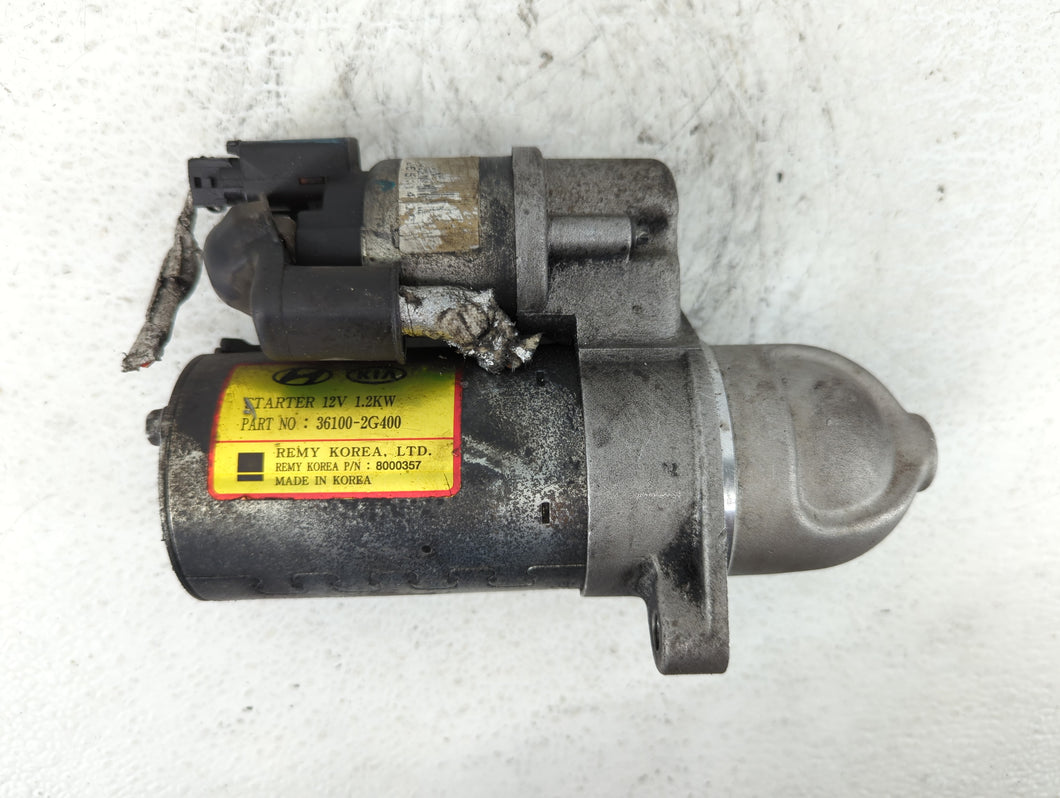 2008-2015 Hyundai Sonata Car Starter Motor Solenoid OEM P/N:36100-2G400 Fits 2008 2009 2010 2011 2012 2013 2014 2015 2016 OEM Used Auto Parts