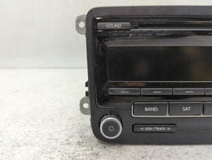 2014 Volkswagen Jetta Radio AM FM Cd Player Receiver Replacement P/N:1K0 035 164 F Fits 2013 2015 OEM Used Auto Parts