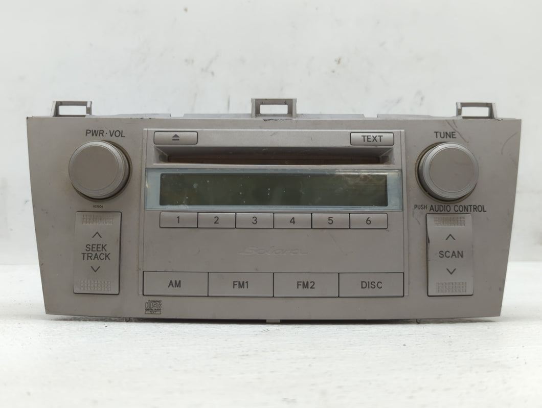 2004-2006 Toyota Solara Radio AM FM Cd Player Receiver Replacement P/N:86120-AA140 Fits 2004 2005 2006 OEM Used Auto Parts