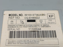 2006-2008 Honda Pilot Radio AM FM Cd Player Receiver Replacement P/N:39100-STW-A300 Fits 2006 2007 2008 OEM Used Auto Parts