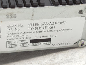 2012-2015 Honda Pilot Radio AM FM Cd Player Receiver Replacement P/N:39186-SZA-A210-M1 Fits 2012 2013 2014 2015 OEM Used Auto Parts