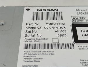 2018-2019 Nissan Sentra Radio AM FM Cd Player Receiver Replacement P/N:28185 5UD0A Fits 2018 2019 OEM Used Auto Parts