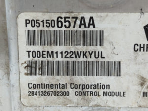 2012 Chrysler 200 PCM Engine Control Computer ECU ECM PCU OEM P/N:P05150657AA P05150724AC Fits OEM Used Auto Parts