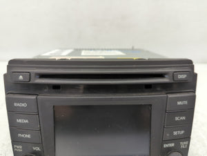 2012-2015 Hyundai Sonata Radio AM FM Cd Player Receiver Replacement P/N:96180-3Q8504X Fits 2012 2013 2014 2015 OEM Used Auto Parts