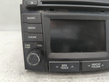 2012-2015 Hyundai Sonata Radio AM FM Cd Player Receiver Replacement P/N:96180-3Q8504X Fits 2012 2013 2014 2015 OEM Used Auto Parts