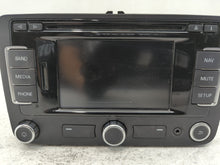 2012 Volkswagen Passat Radio AM FM Cd Player Receiver Replacement P/N:1K0 035 274 B Fits 2013 2014 2015 2016 OEM Used Auto Parts