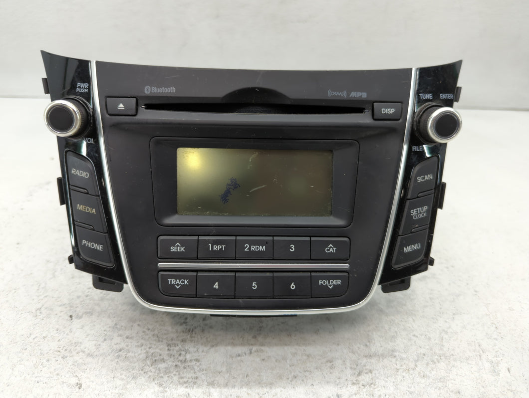 2014-2015 Hyundai Elantra Radio AM FM Cd Player Receiver Replacement P/N:96170-A5160GU Fits 2014 2015 OEM Used Auto Parts