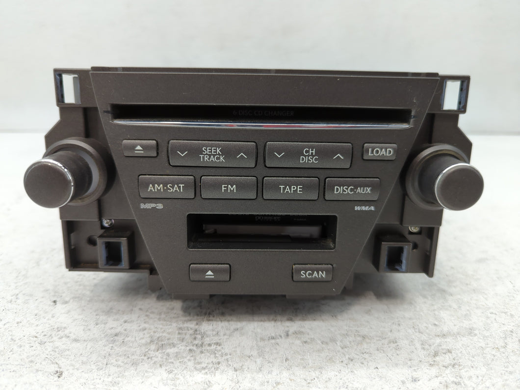 2007-2009 Lexus Es350 Radio AM FM Cd Player Receiver Replacement P/N:86120-33730-2 Fits 2007 2008 2009 OEM Used Auto Parts