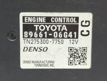 2008-2009 Toyota Camry PCM Engine Control Computer ECU ECM PCU OEM P/N:89661-06G41 Fits Fits 2008 2009 OEM Used Auto Parts