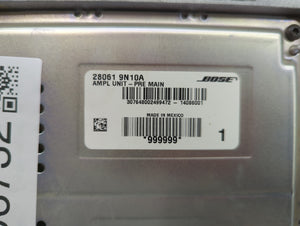 2009-2014 Nissan Maxima Radio AM FM Cd Player Receiver Replacement P/N:28061 9N10A 28185 9DA0A Fits 2009 2010 2011 2012 2013 2014 OEM Used Auto Parts