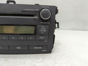 2009-2010 Toyota Corolla Radio AM FM Cd Player Receiver Replacement P/N:86120-02A90 Fits 2009 2010 OEM Used Auto Parts