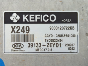 2016 Kia Forte PCM Engine Control Computer ECU ECM PCU OEM P/N:39133-2EYD1 Fits OEM Used Auto Parts