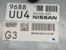 2013-2015 Nissan Sentra PCM Engine Control Computer ECU ECM PCU OEM P/N:NEC006-625 Fits Fits 2013 2014 2015 OEM Used Auto Parts