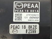 2014-2017 Mazda 3 PCM Engine Control Computer ECU ECM PCU OEM P/N:2797008672 Fits Fits 2014 2015 2016 2017 OEM Used Auto Parts