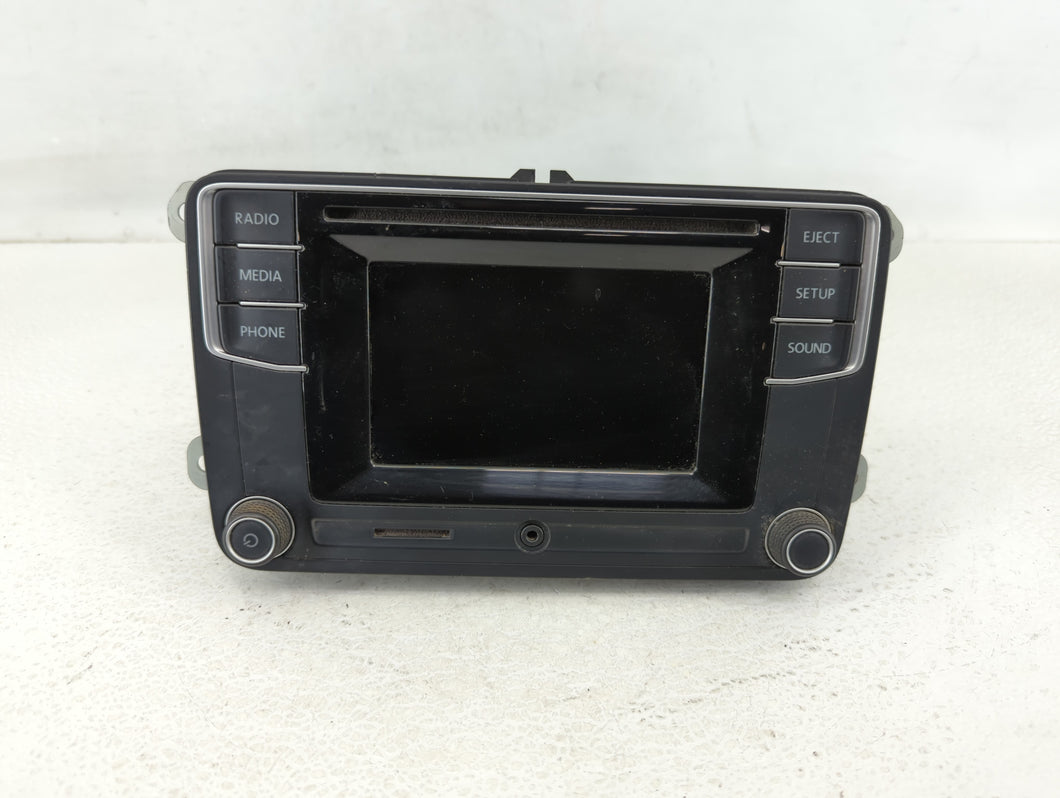 2010-2017 Volkswagen Jetta Radio AM FM Cd Player Receiver Replacement P/N:561 035 150 A Fits OEM Used Auto Parts