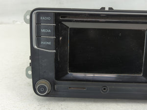 2010-2017 Volkswagen Jetta Radio AM FM Cd Player Receiver Replacement P/N:561 035 150 A Fits OEM Used Auto Parts