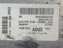 2008 Ford F-150 PCM Engine Control Computer ECU ECM PCU OEM P/N:7L3A-12A650-HKD Fits OEM Used Auto Parts