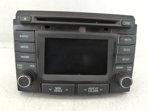 2014-2015 Hyundai Sonata Radio AM FM Cd Player Receiver Replacement P/N:96180-3Q8504X Fits 2014 2015 OEM Used Auto Parts