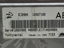 2017 Chevrolet Equinox PCM Engine Control Computer ECU ECM PCU OEM P/N:E39A 12667189 Fits Fits 2018 2019 2020 OEM Used Auto Parts