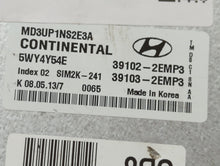 2011-2013 Hyundai Elantra PCM Engine Control Computer ECU ECM PCU OEM P/N:39103-2EMP3 39102-2EMP3 Fits Fits 2011 2012 2013 OEM Used Auto Parts