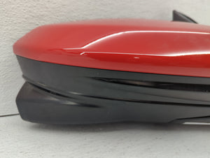 2007-2009 Bmw 335i Driver Left Side View Manual Door Mirror Red