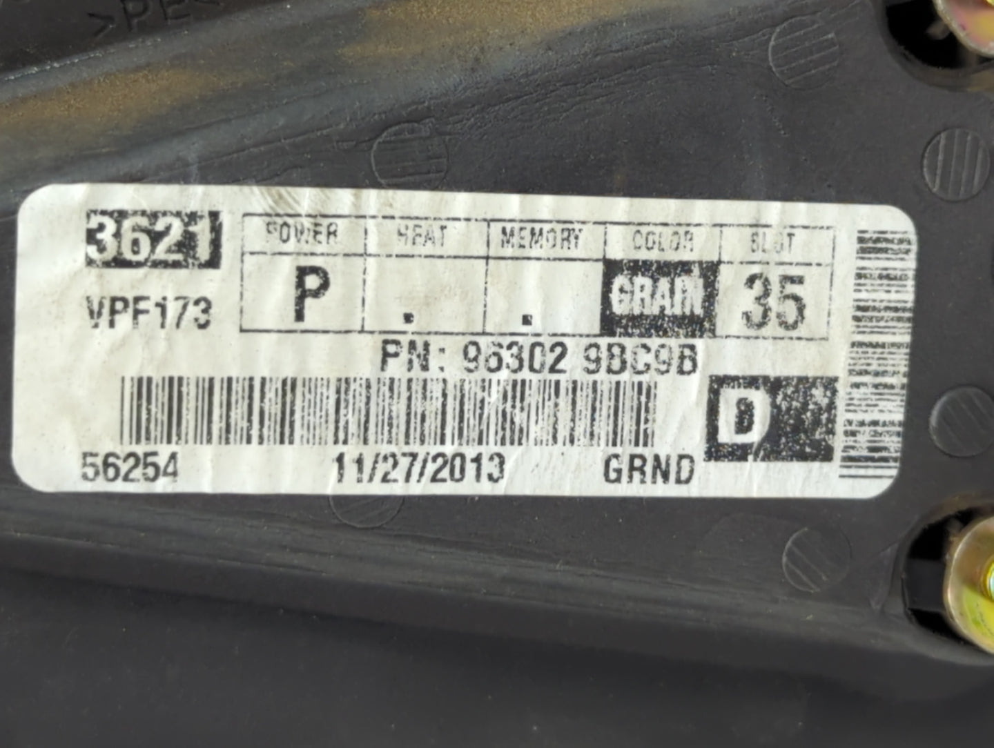 Dodge Ram 1500 Driver Left Side View Manual Door Mirror Black - Oemusedautoparts1.com