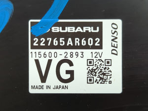 2022 Subaru Forester PCM Engine Computer ECU ECM PCU OEM P/N:115600-2893 22765AR602 Fits OEM Used Auto Parts
