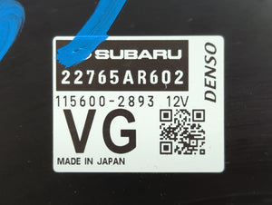 2022 Subaru Forester PCM Engine Control Computer ECU ECM PCU OEM P/N:115600-2893 22765AR602 Fits OEM Used Auto Parts