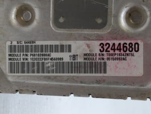 2015 Chrysler 200 PCM Engine Control Computer ECU ECM PCU OEM P/N:P05150993AC Fits OEM Used Auto Parts