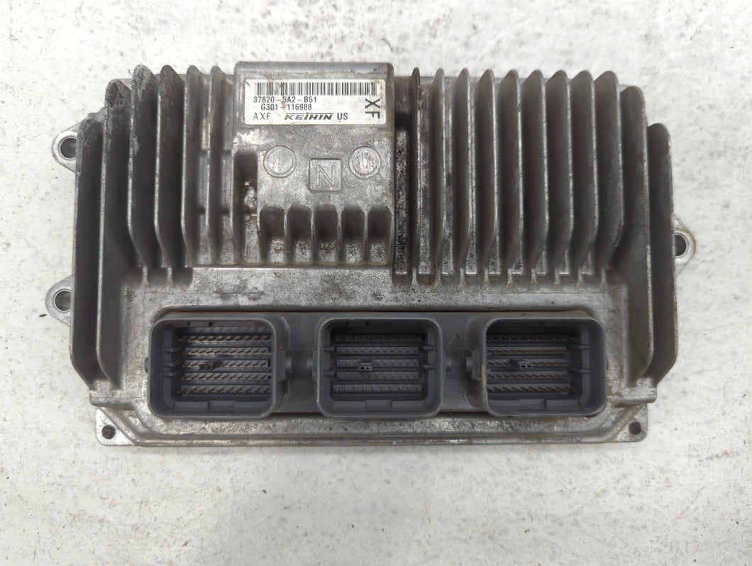 2014 Honda Accord PCM Engine Control Computer ECU ECM PCU OEM P/N:37820-5A2-B52 37820-5A2-B51, 37820-5A3-L12 Fits OEM Used Auto Parts