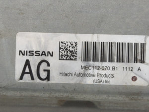 2011 Nissan Altima PCM Engine Computer ECU ECM PCU OEM P/N:MEC112-070 B1 Fits OEM Used Auto Parts