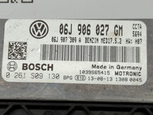 2014-2015 Volkswagen Tiguan PCM Engine Control Computer ECU ECM PCU OEM P/N:06J 906 027 GM 06J 906 027 GN Fits Fits 2014 2015 OEM Used Auto Parts