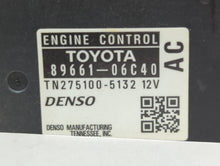 2007 Toyota Camry PCM Engine Control Computer ECU ECM PCU OEM P/N:89661-06C40 Fits OEM Used Auto Parts