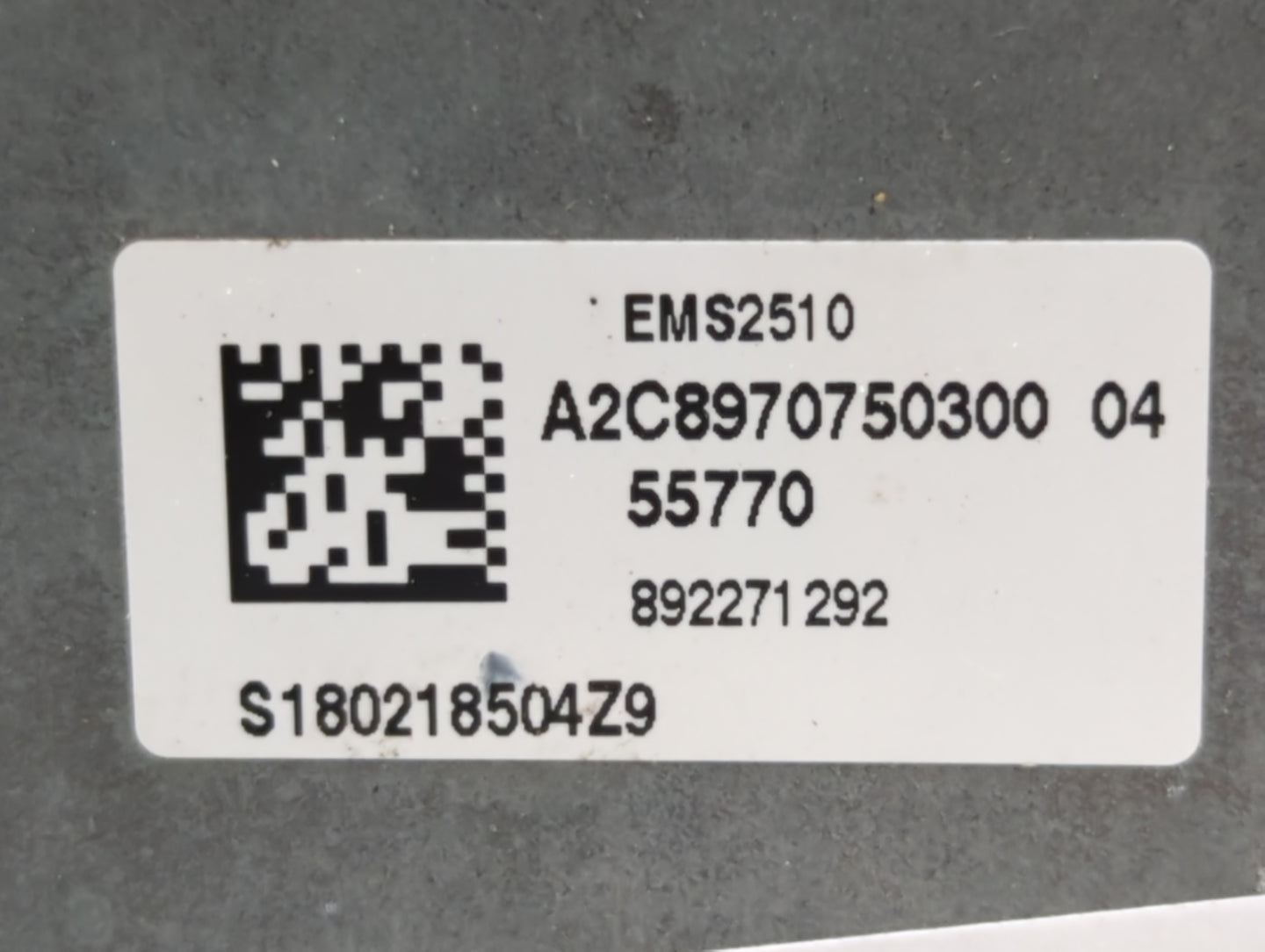 2018 Cadillac Escalade PCM Engine Control Computer ECU ECM PCU OEM P/N:HJ5A-12A650-MA Fits OEM Used Auto Parts - Oemusedautoparts1.com