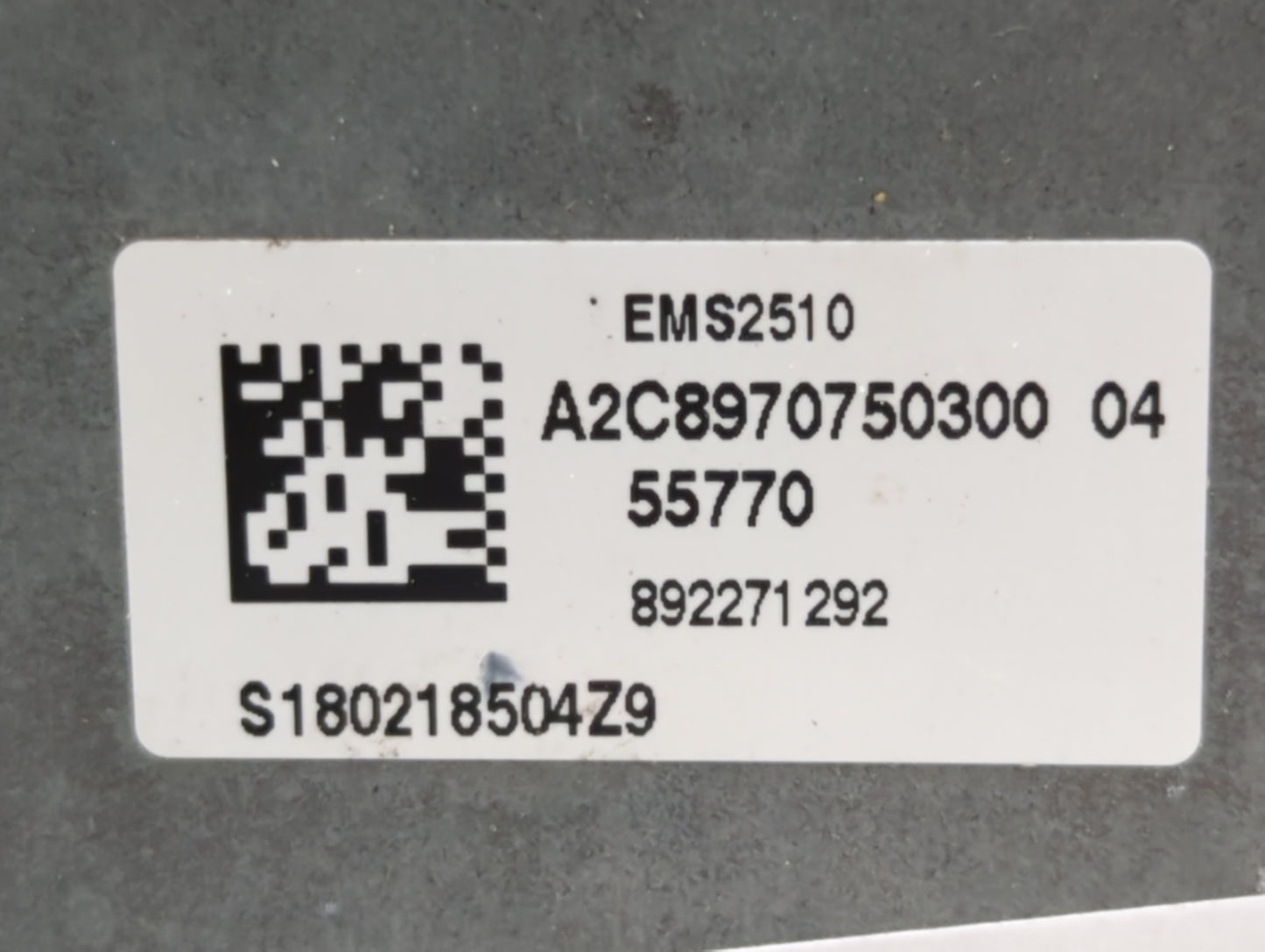 2018 Cadillac Escalade PCM Engine Control Computer ECU ECM PCU OEM P/N:HJ5A-12A650-MA Fits OEM Used Auto Parts - Oemusedautoparts1.com